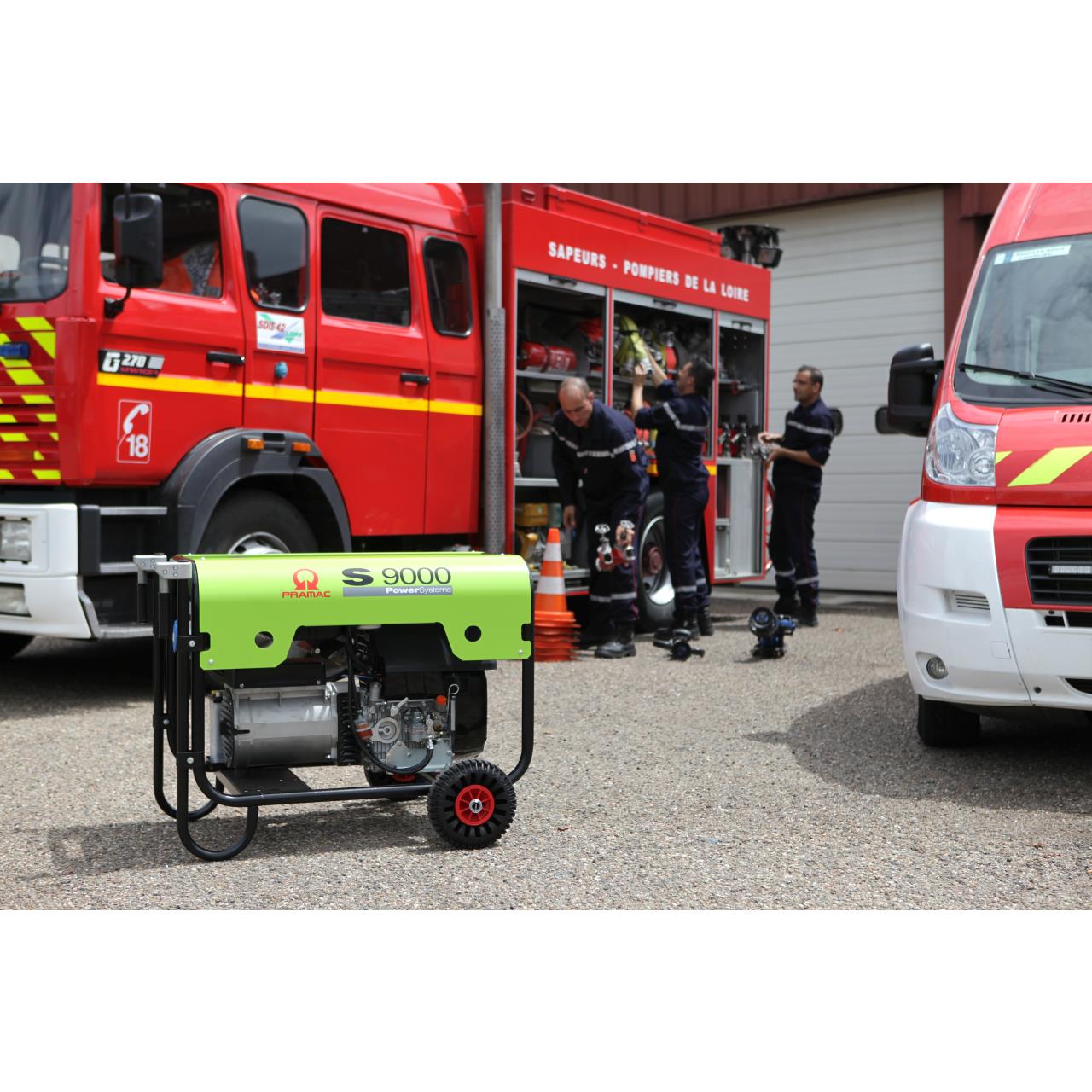 100008154 Stromerzeuger S 9000 - TRA ISO - 230 V / 400 V - Diesel - E Start