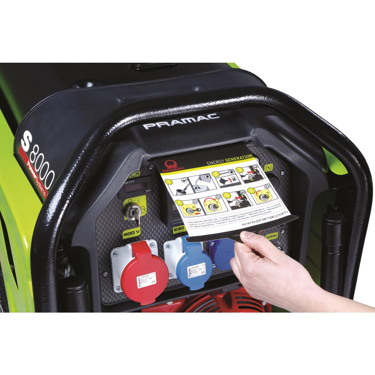 100008127 Stromerzeuger S 8000 - THB ISO AVR - 230V / 400V - BENZIN - E START