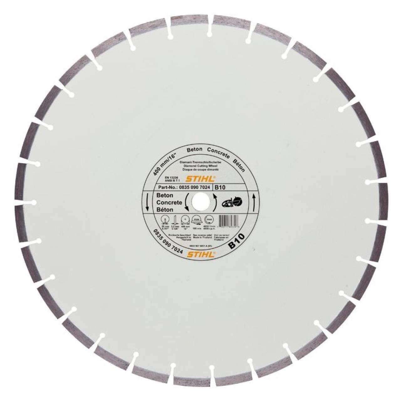 Trennscheibe D-B10 Ø 230mm/9''